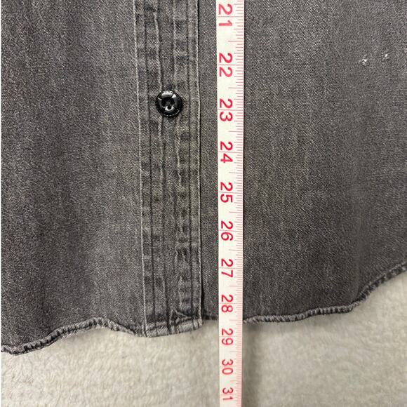 Vintage Pendleton Knockabout Shirt Button Up Tribal Embroidery Trim Chambray - Picture 6 of 10